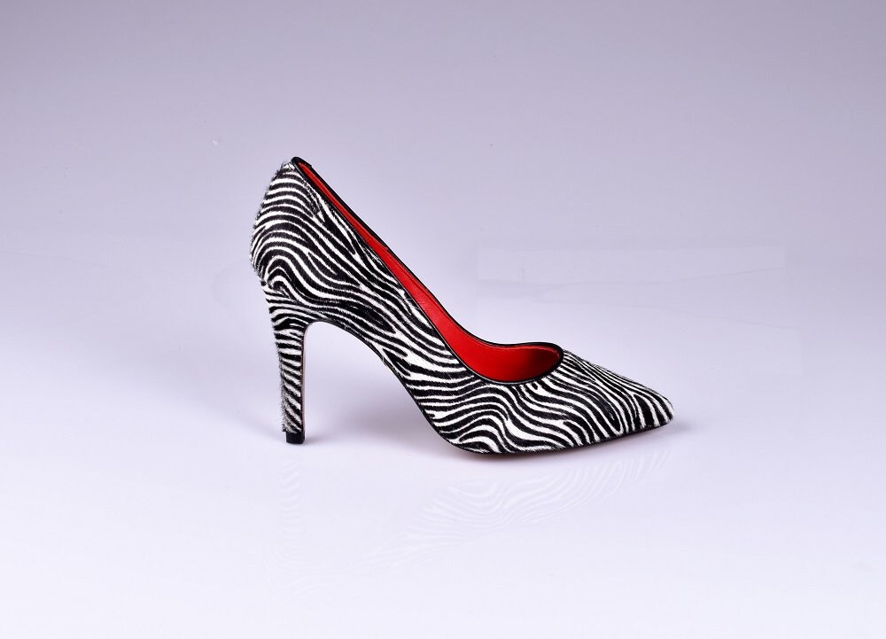 Zebra Pumps Shoes Etsy