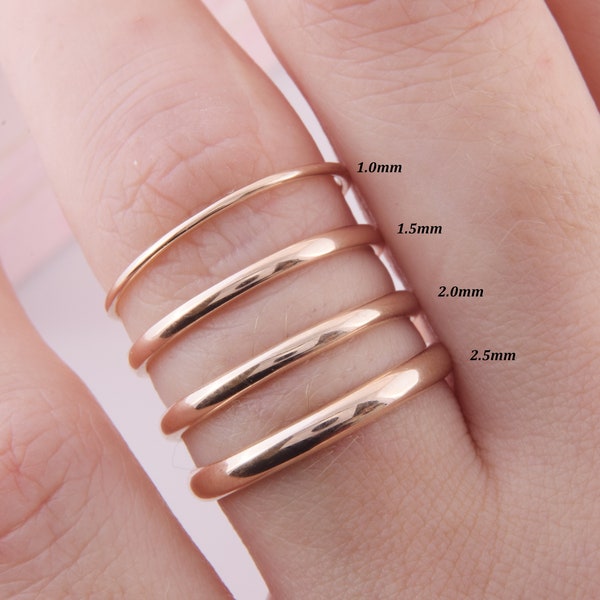 Thin Wedding Band Etsy