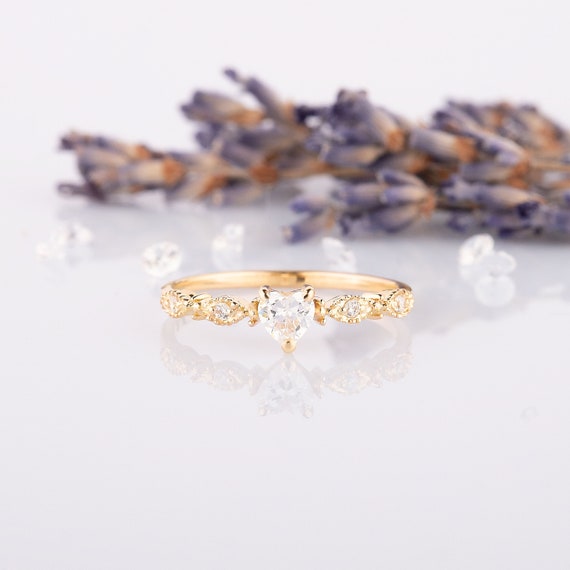 Buy Korean Style Flower Ring for Summer, 14k Gold Plated Flower Ring, 925  Sterling Silver, Adjustable Ring, Promise Ring Birthday Gift for Her Online  in India - Etsy