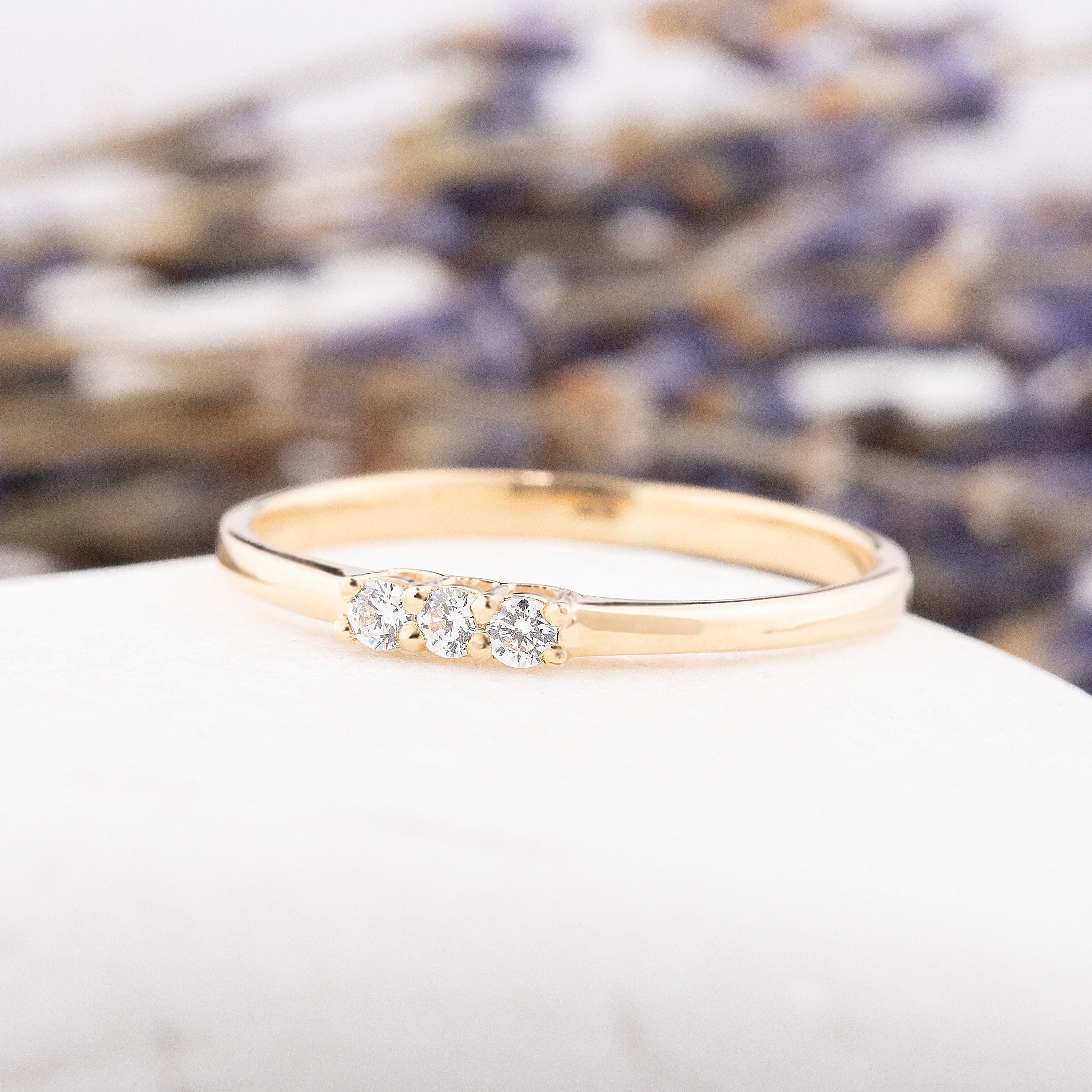 Stuller Three-Stone Engagement Ring or Band 12699:204482:P | M. J. Thomas  Jewelers, Ltd. | Stratford, CT