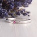 Womens Minimalist Ruby Ring Small Ring Delicate Ring - Etsy