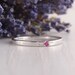 Womens Minimalist Ruby Ring Small Ring Delicate Ring - Etsy