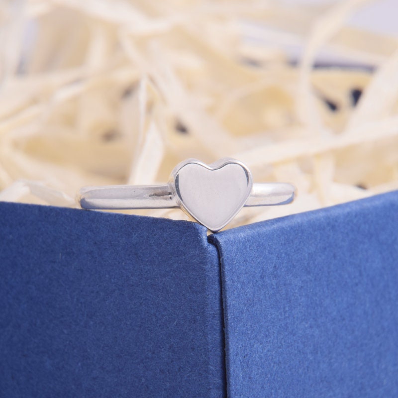Everyday Ring Dainty Ring Heart Ring Romantic Ring Gift Etsy