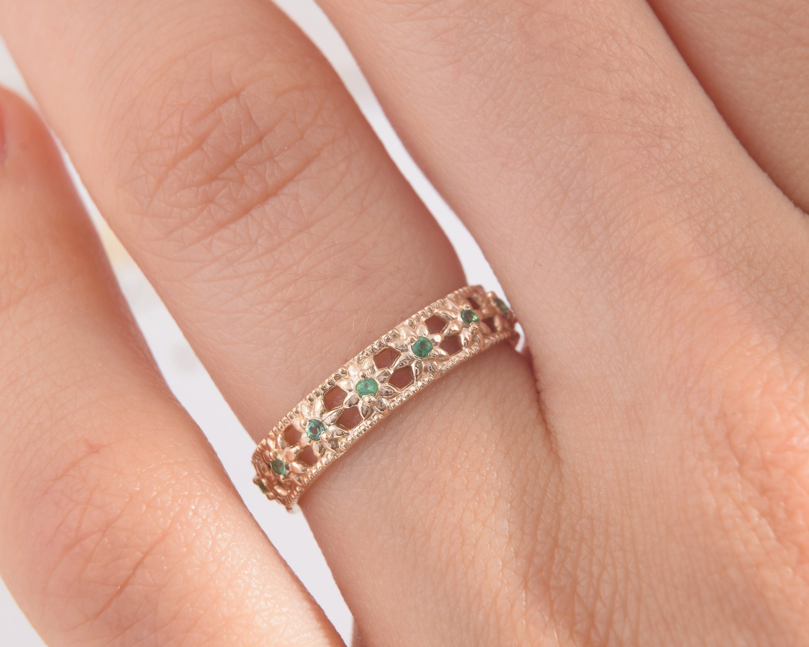 Women Wedding Band Gold Wedding Band Yellow Gold Band Etsy