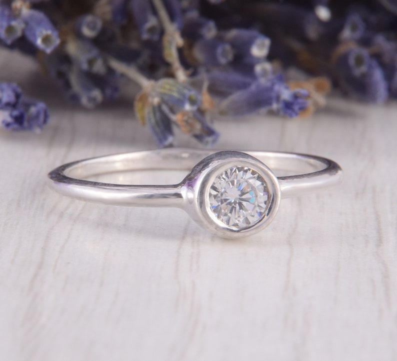 Womens Simple Promise Ring Dainty Promise Ring Delicate Promise Ring Small Silver Ring Minimalist Promise Ring