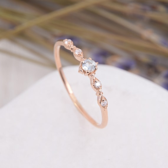 Tiny promise rings best sale