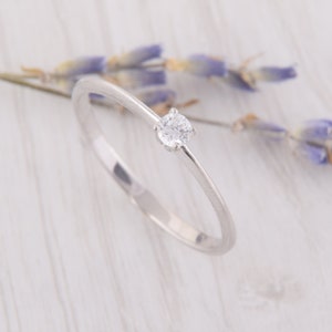 Womens Dainty Silver Ring, Small Promise Ring, Simple Silver Ring, Womens Minimalist Silver Ring, Delicate Ring, Silver Promise Ring