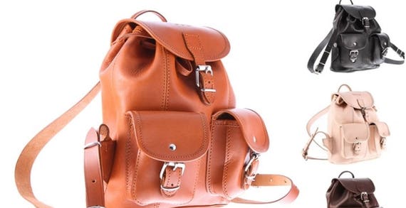 leather stylish backpacks