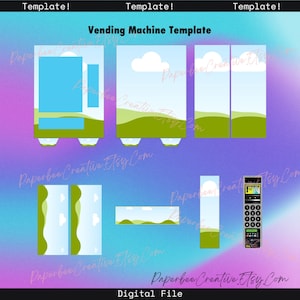 Vending Machine Template. Canva Editable Vending Machine. Canva Frame. Canva Editable Frame. Vending Machine Frame. Customizable Template.