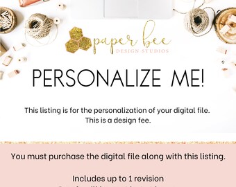 Personalisiere meinen Eintrag.