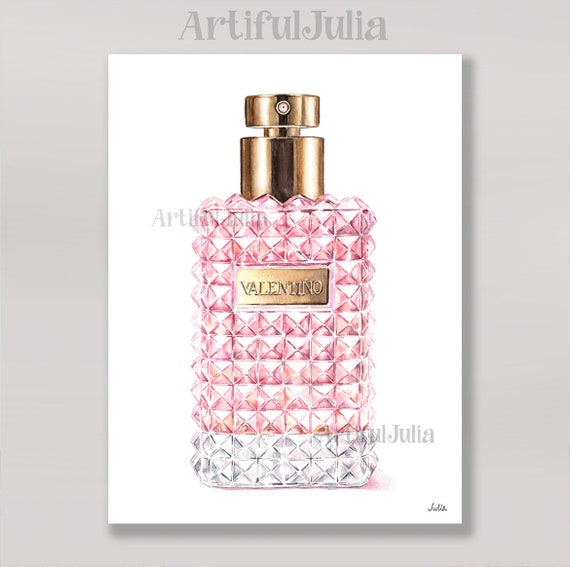 valentino perfume pink bottle