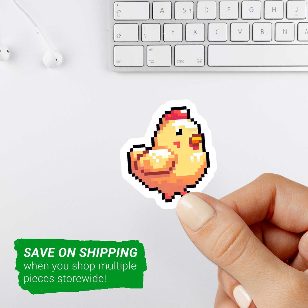 Chicken Sticker Farm Animal, Hen, Rooster, Feathered, Cluck, Barnyard ...