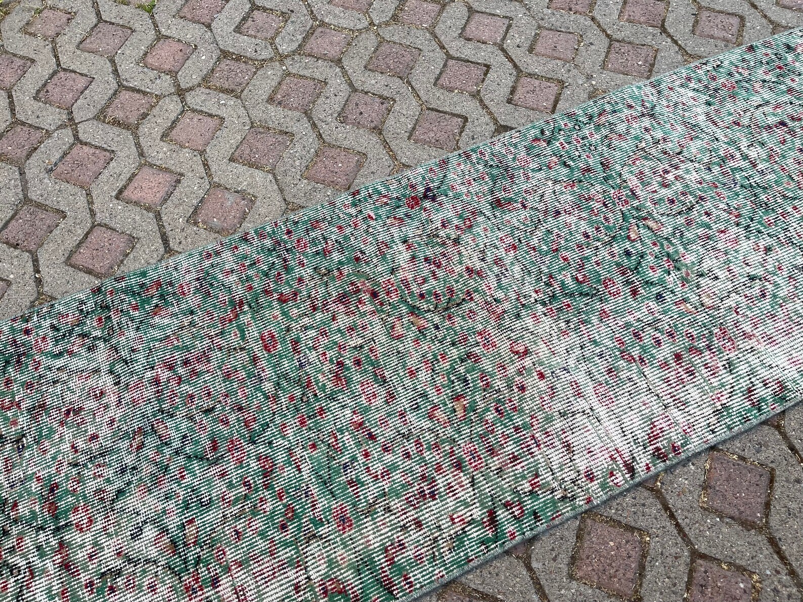 Green Runner Rug Oushak Green Runner Rug Green Runner Rug Etsy