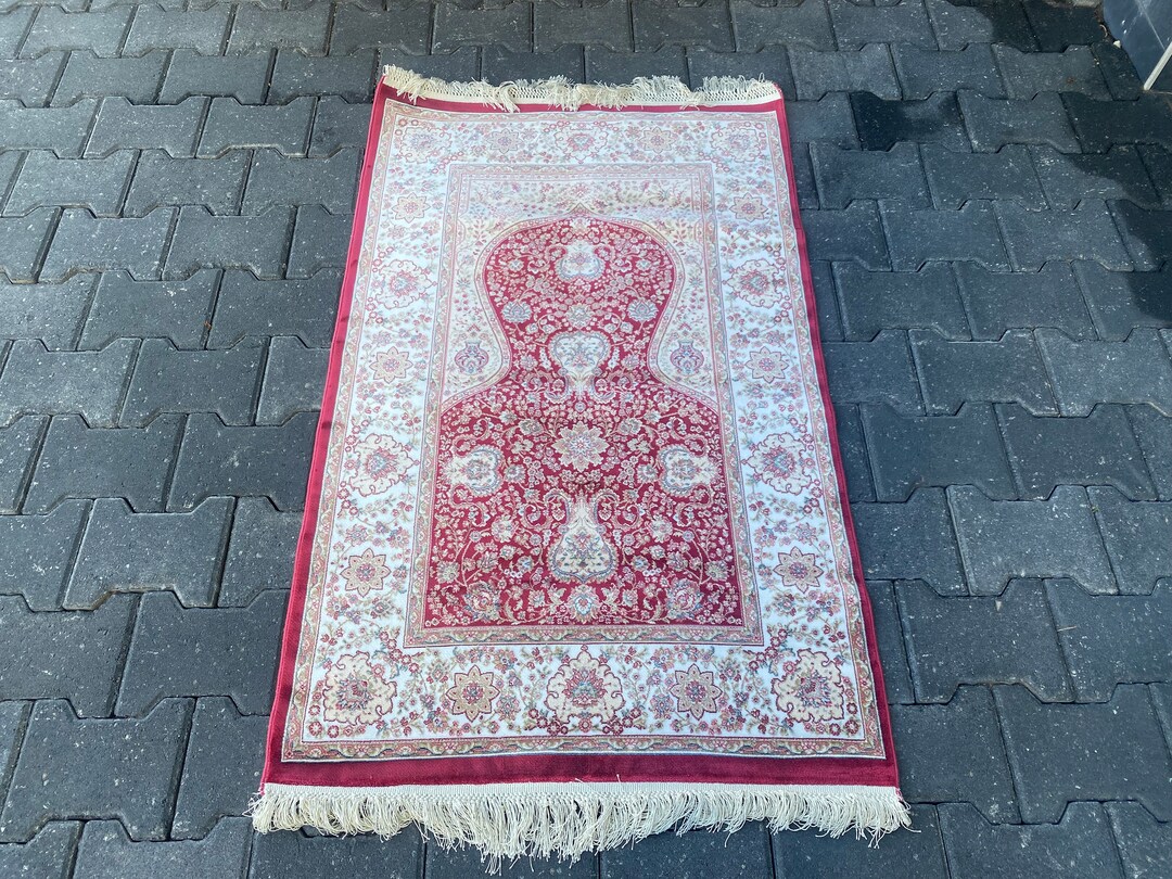 Prayer Mat,prayer,turkish Prayer Mat,prayer Rug,bamboo Silk Prayer Rug