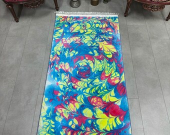 Design Rug, Interior Home Decor Rug, Indoor Entry Rug, Entry Door Rug, Home Deco Oriental Rug, Art Rug, 80x150cm / 2.6x4.9ft Rug, Area Rug