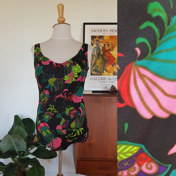 Swim suit / Swimwear from the 60s/70s. Size EU 40-