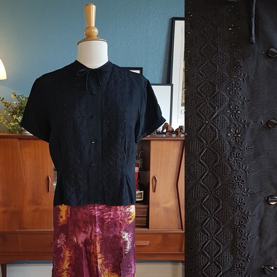 Blouse/shirt from the 1950s. New look shirt. Appro
