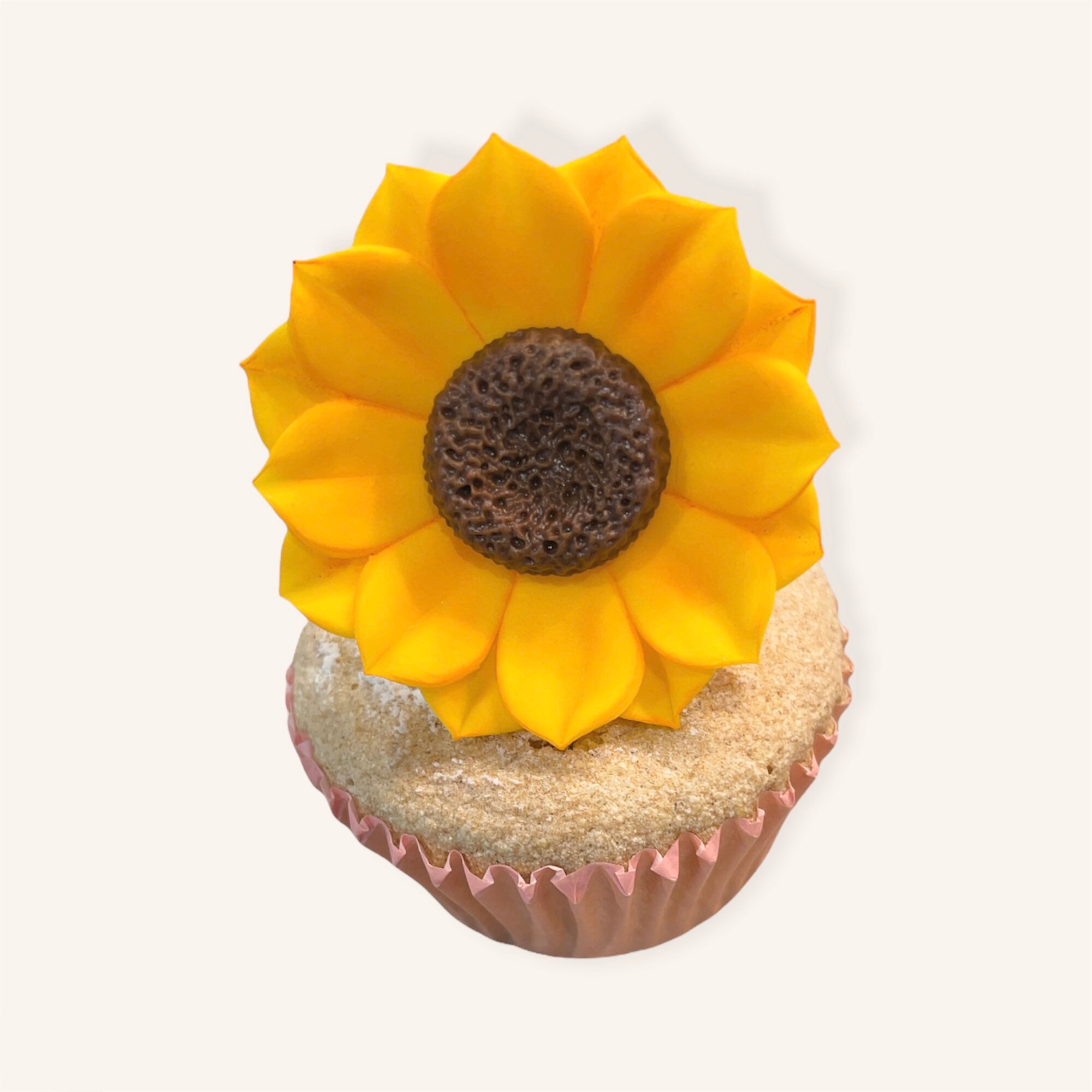 Fondant Sunflower /Edible Flowers/Cake and Cupcake Toppers Etsy