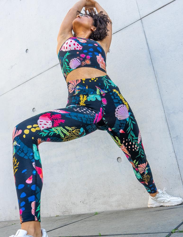 Yoga Leggings Pants 'sea Love 