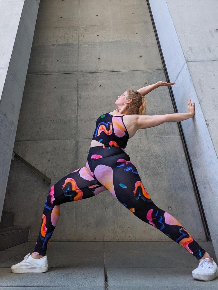 Yoga Leggings Pants 'brain Brush 
