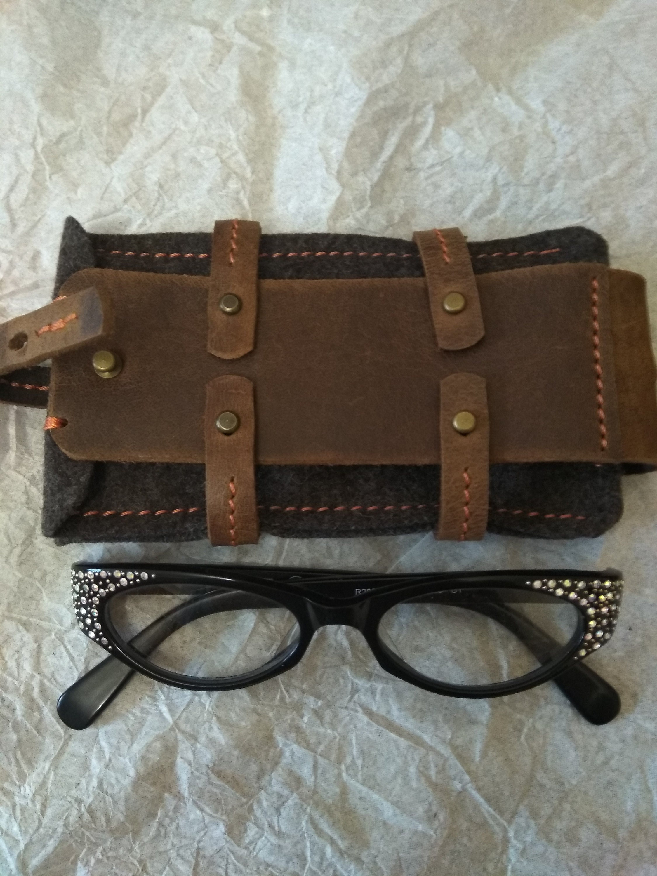 Leather glasses case Eyeglass pouch Sunglass case Glasses Etsy