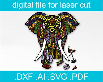 Free Free 159 Elephant Puzzle Svg SVG PNG EPS DXF File