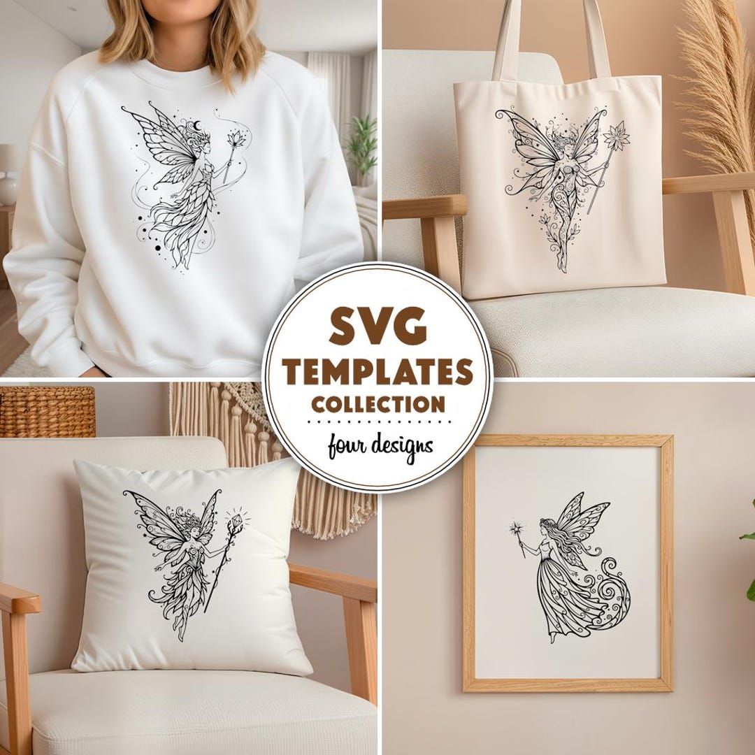 Fairy Moon Magic - SVG Bundle, Cricut and Laser Designs, Instant ...