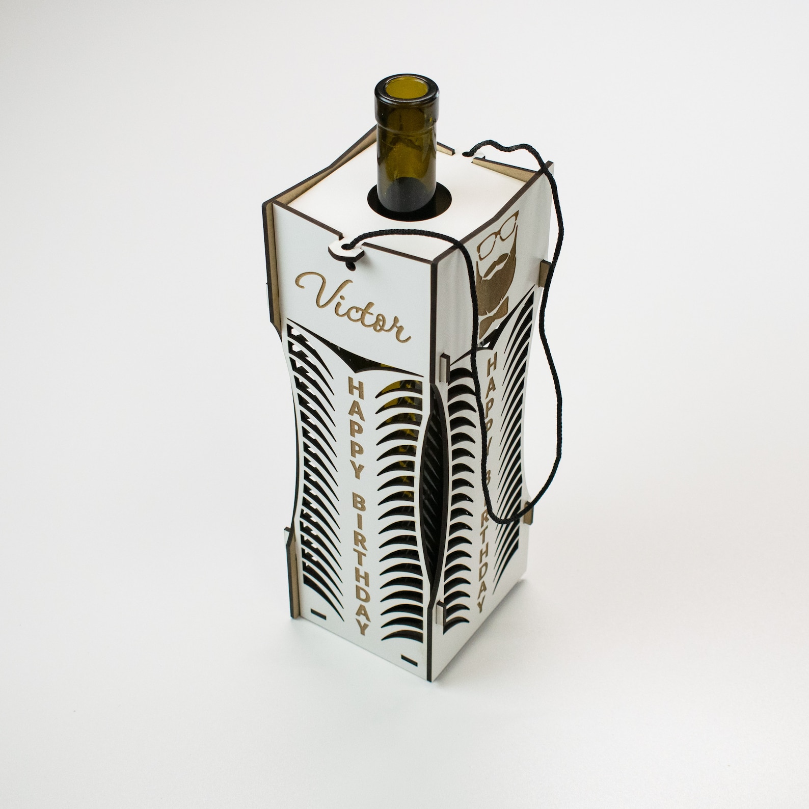 Laser Cut File Wine Box SVG Laser Cut Box File Etsy UK