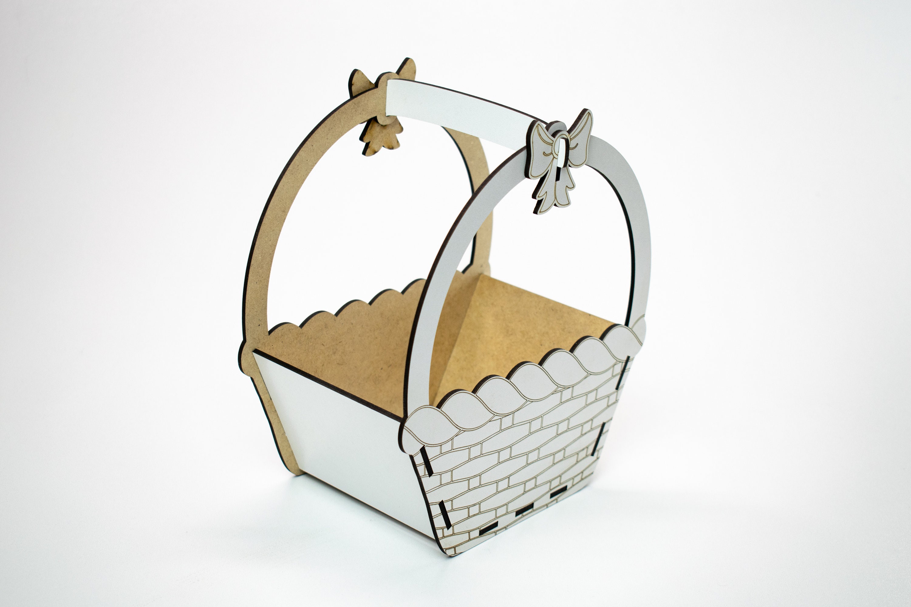Easter Basket Svg Glowforge | Laser Cut Files | Cnc Files for Wood ...