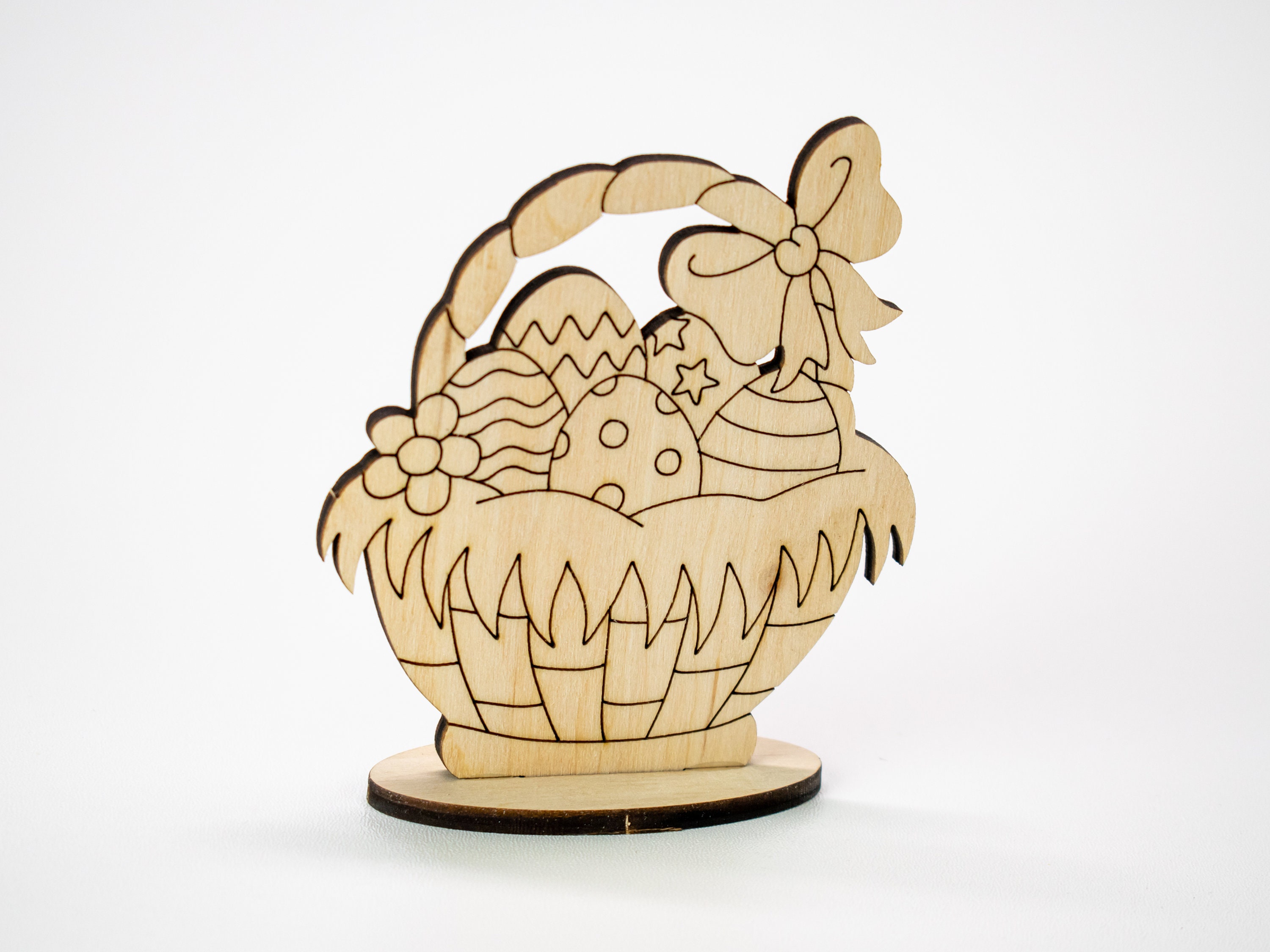 3D Puzzle Easter Card SVG • Laser Cut File • Easter SVG • Easter Decor ...