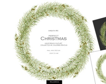 Clipart de corona de Navidad Corona de invierno png Clipart de Navidad Tarjeta de Navidad Gráficos de Navidad Corona de pino png Clipart de pino Uso comercial