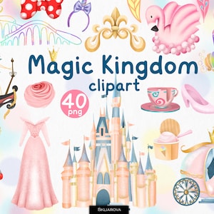 Vergnügungspark Clipart, magisches Königreich, Prinzessin, Party, Clipart, Märchen Clipart, Prinzessin Schloss png, Prinzessin Clipart, Clipart für Mädchen