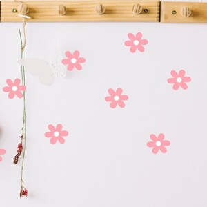 Wall sticker wall sticker for children's room daisies wall decoration set for children's room decoration, wall sticker for children's room daisy decoration image 4