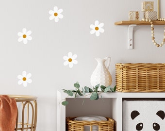 Wall sticker wall decal children's room daisies wall decoration set children's room decoration, wall stickers children's room multicolored door stickers confetti