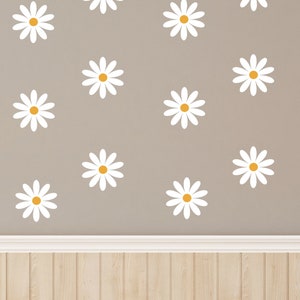Wall sticker wall decal children&#39;s room daisies wall decoration set children&#39;s room decoration, wall sticker children&#39;s room daisy decoration