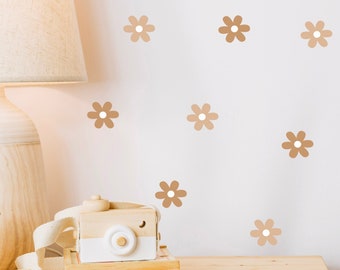 Wall sticker wall sticker for children's room daisies wall decoration set children's room decoration, wall sticker for children's room multi-colored daisy decoration