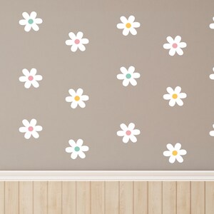 Wall sticker wall sticker for children's room daisies wall decoration set for children's room decoration, wall sticker for children's room daisy decoration image 6