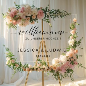 Letrero de bienvenida para boda, con nombres personalizados, para espejo, acrílico y cartón. Adhesivo para espejo de boda, letrero de bienvenida para recepción.