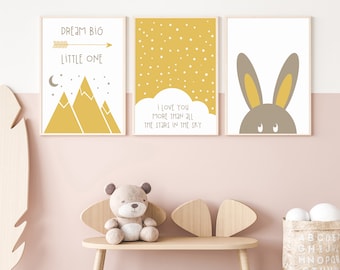 3 Posters/Pictures for kids room