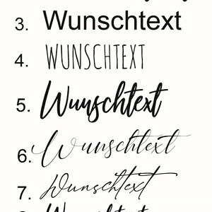 Wandsticker Name, Aufkleber Name, Schriftzüge, Personalisiert, Kinderzimmer Sticker, Etiketten, Hochzeit, Wunschtext, Namensaufkleber, Bild 7