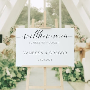 Letrero de bienvenida para boda, con nombres personalizados, para espejo, acrílico y cartón. Adhesivo para espejo de boda, letrero de bienvenida para recepción.