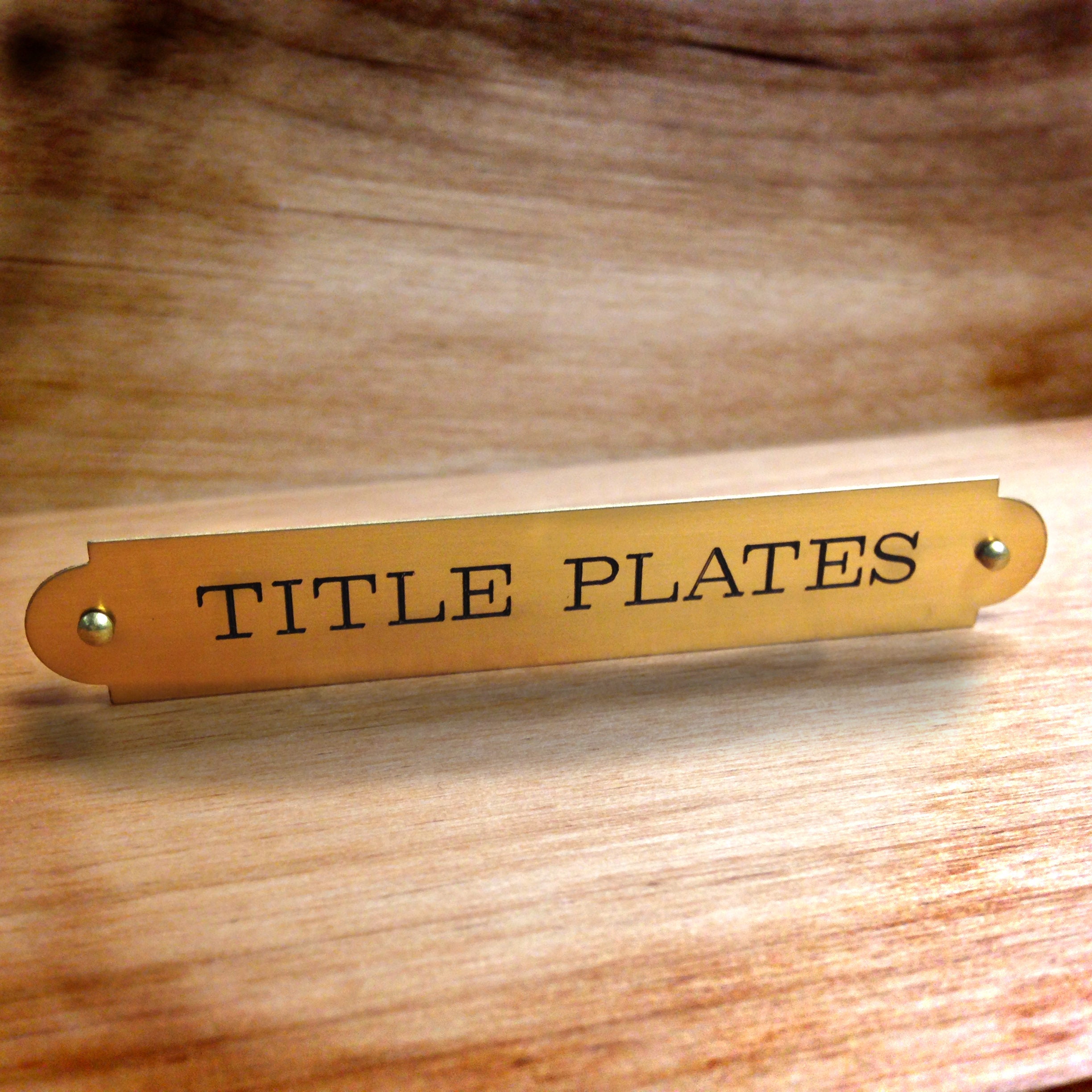Art Nameplate Custom Engraved Etsy