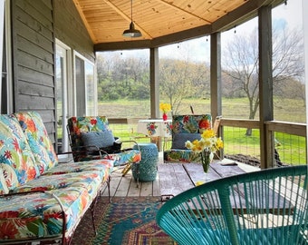 Custom Outdoor Cushions...Patio CUshions, Porch Cushions