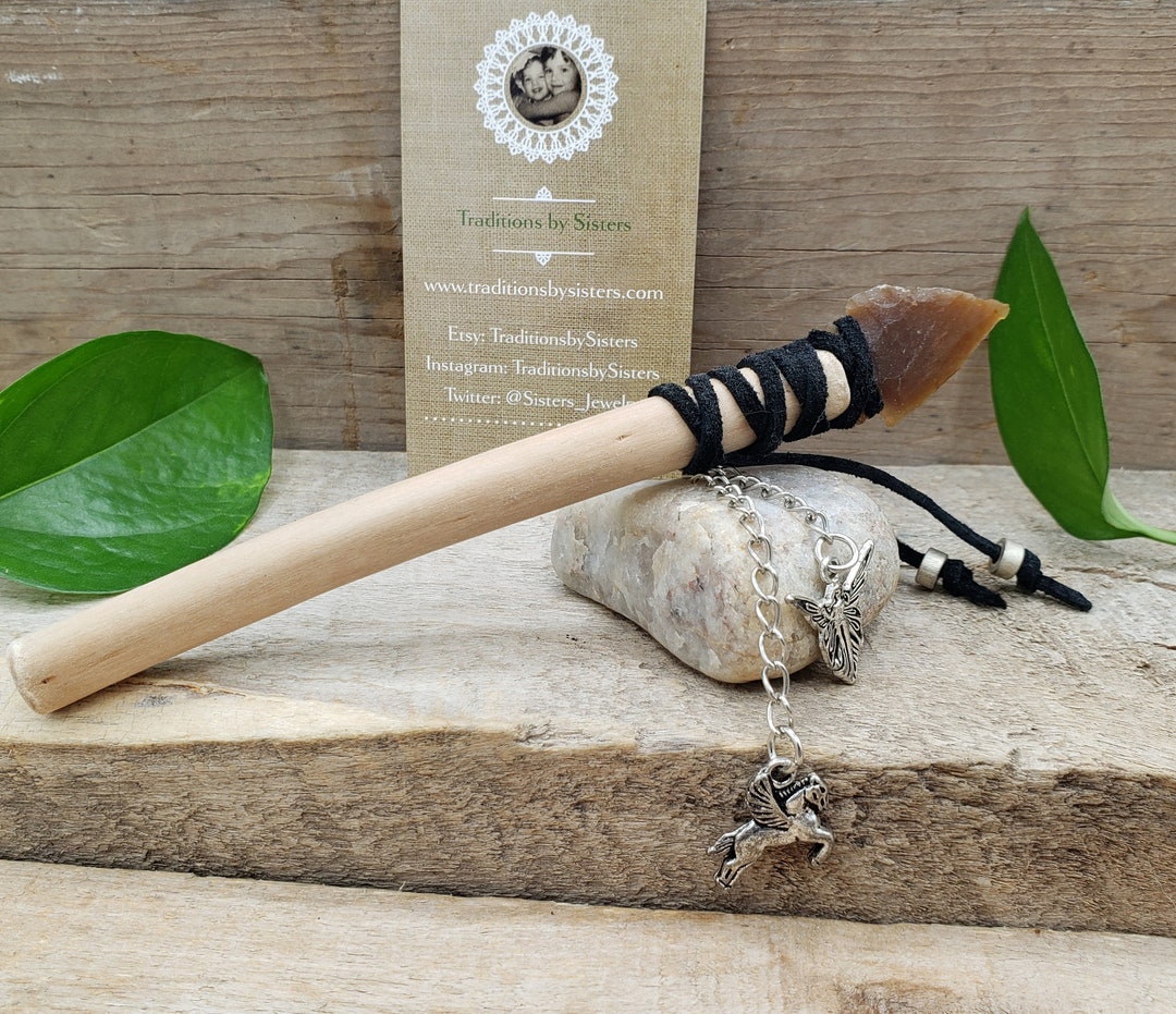 Athame Ritual Arrowhead Knife - Etsy