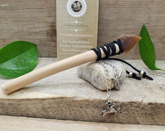 Athame Ritual Arrowhead Knife