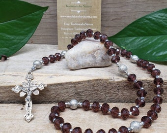 Rosary, Purple Prayer Beads
