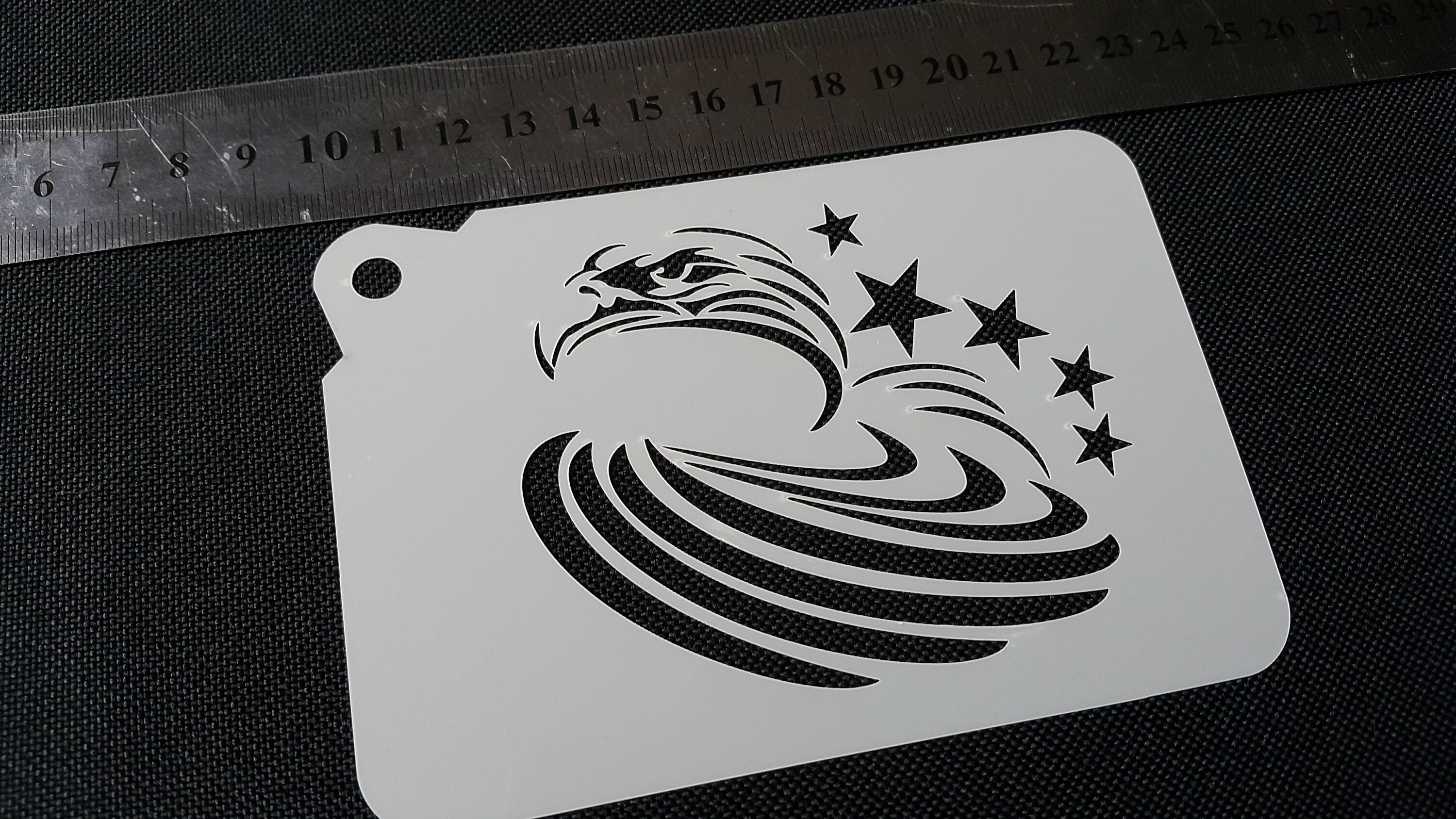 American EAGLE Airbrush Paint Reusable Stencil Face Body Etsy