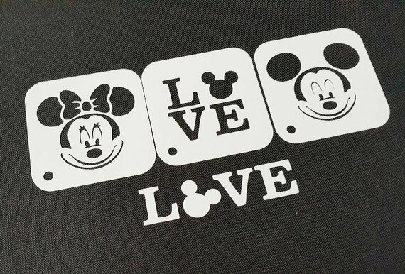 Mickey Mouse Mylar Ch/âteau AirRush Peinture murale Art Pochoir