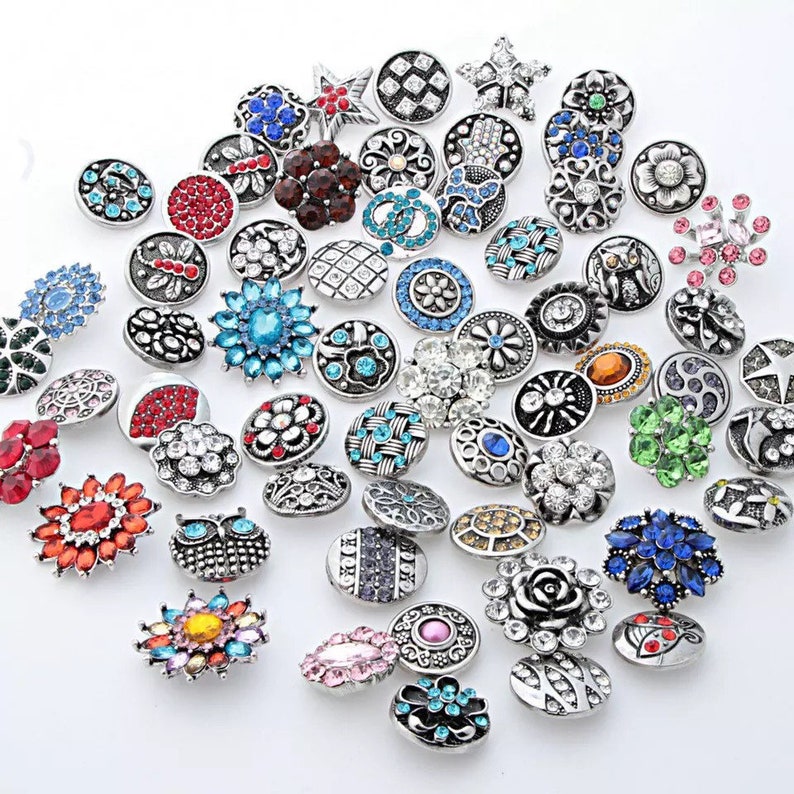 1 set of 18mm Snap Bracelet for with 5pcs 18mm random interchangeable ginger snaps chamrs