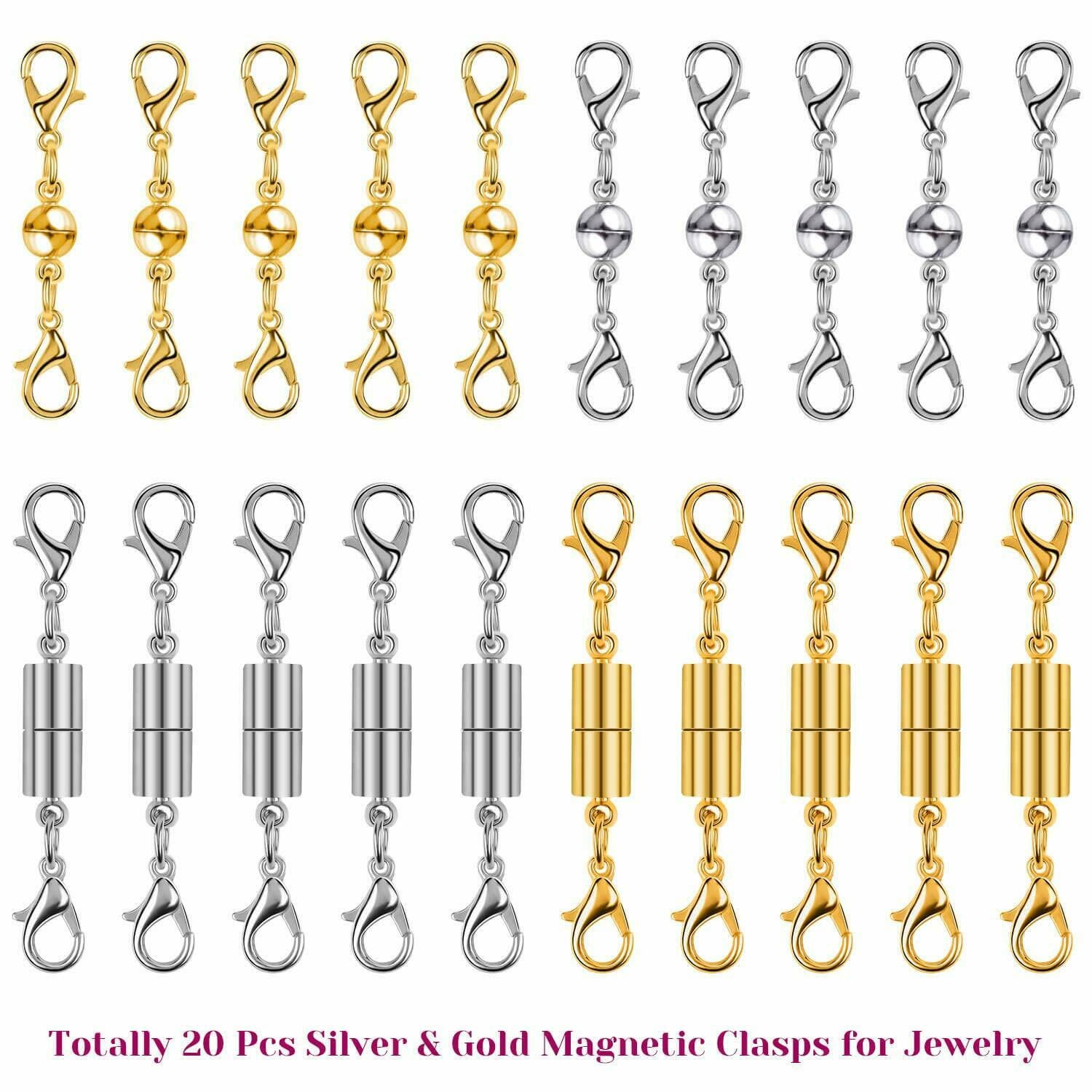 20Pcs Necklace Extender Clasps Closures for Bracelet Etsy